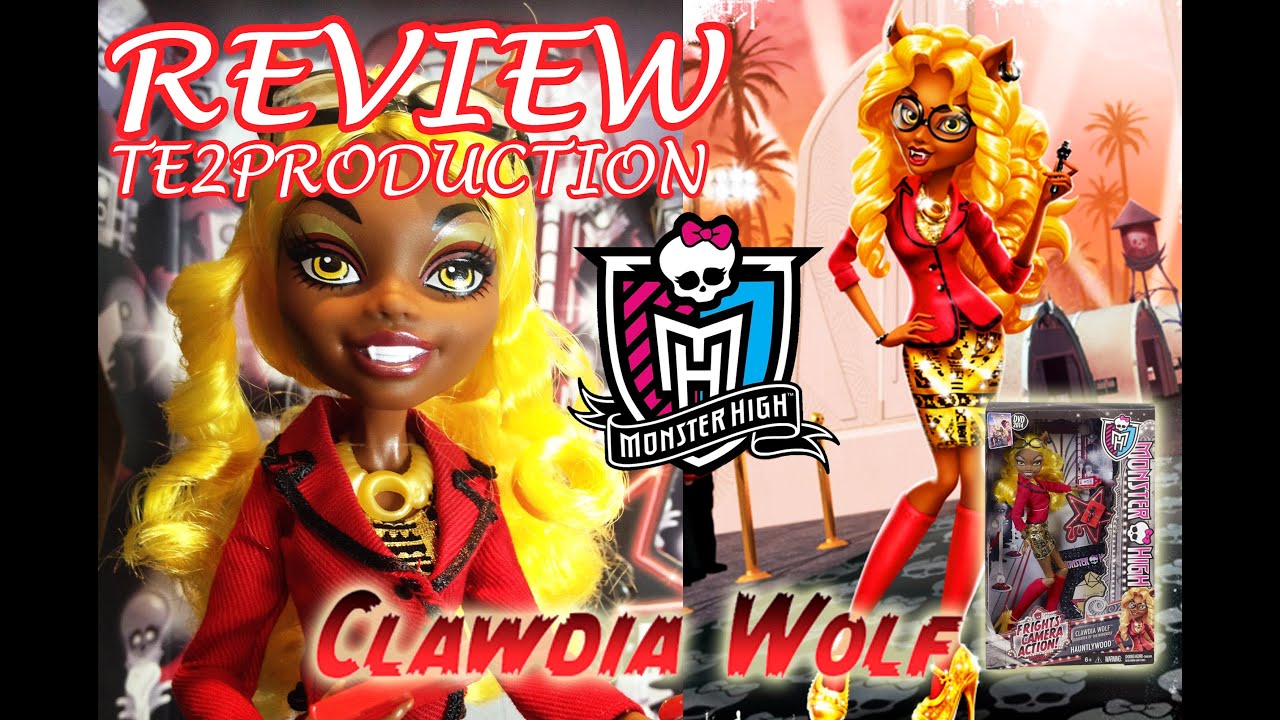 Review Monster High Clawdia Wolf Frights Camera Action