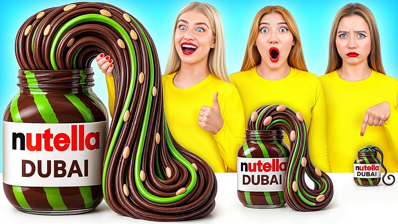 تحدي لوحة كبيرة أو متوسطة أو صغيرة | مواقف مجنونة في المطبخ Bubba DO Challenge