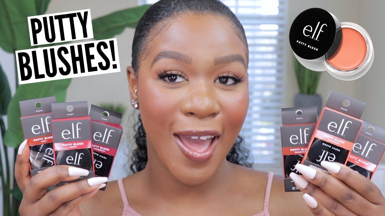 NEW ELF PUTTY BLUSHES l REVIEW + SWATCHES!