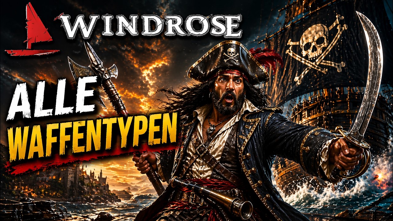 🏴‍☠️​​Windrose⚔️​​ Überblick über alle Waffentypen! - Gameplay/Deutsch