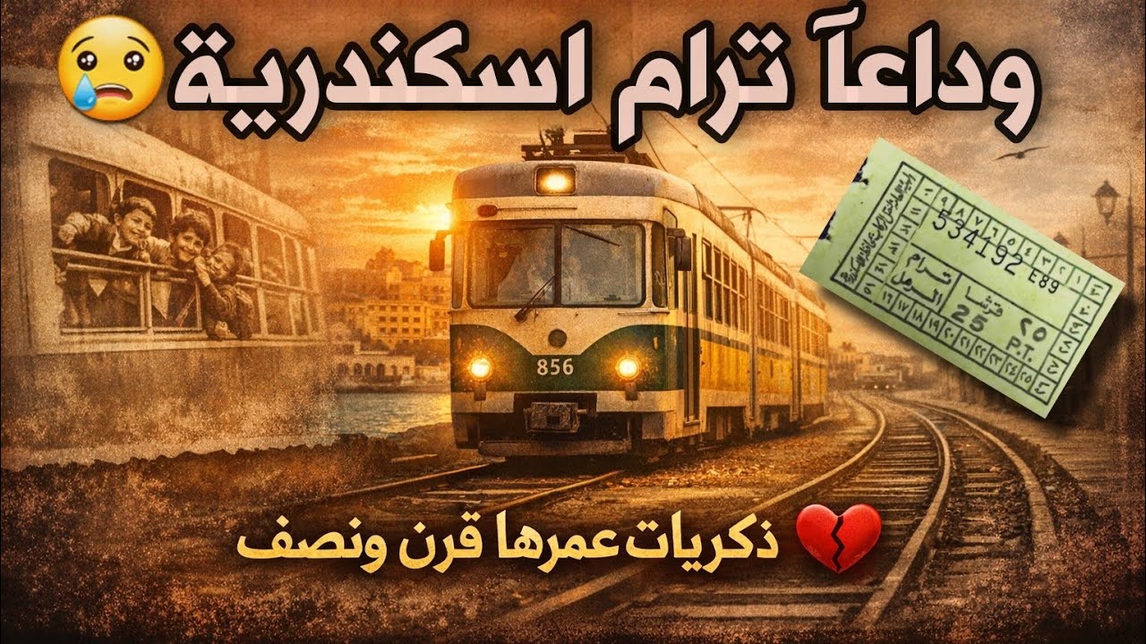 وداعًا ترام الإسكندرية... آخر تسجيل قبل اختفائه للأبد! 😢