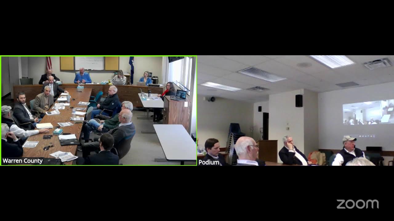 Warren County BOS Committee Meetings - 1/21/2026 - Economic Growth & Dev