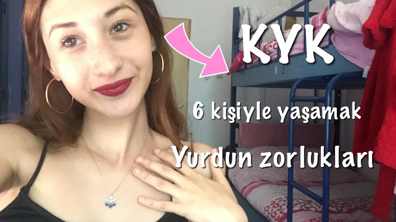 Kyk yurdu / kaldığım 6 kişilik oda / kyk kuralları / valize neler koymalıyız -part 1