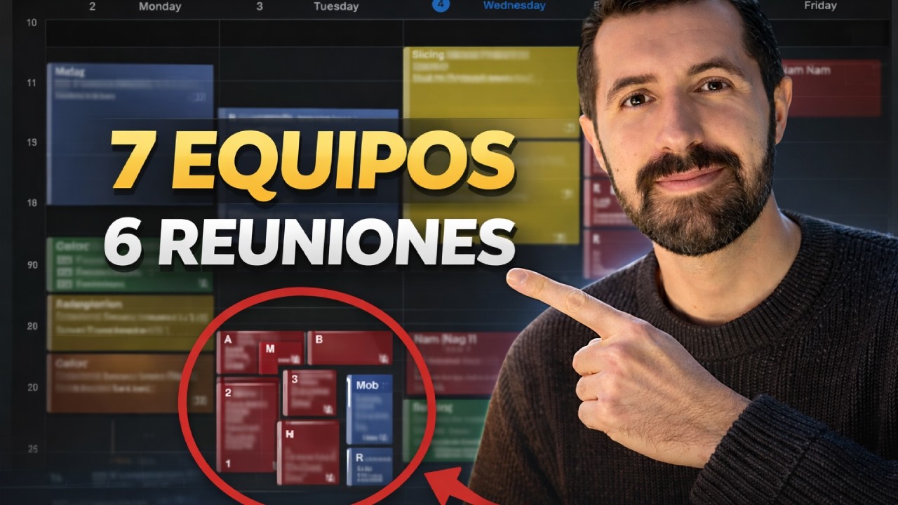 Staff Engineer: 7 equipos, 6 reuniones solapadas (mi semana real)