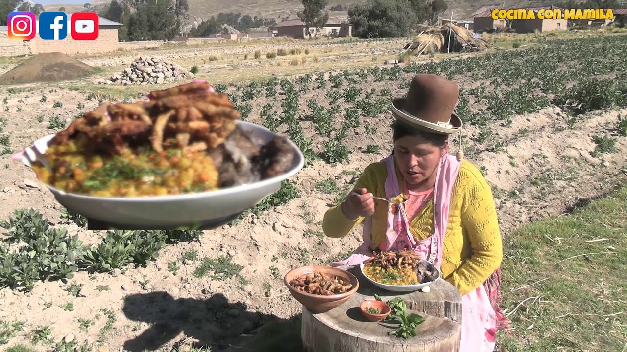 COCINANDO UN RICO AJÍ DE ALBERJA CON SU ISPI-Cocina con Mamila