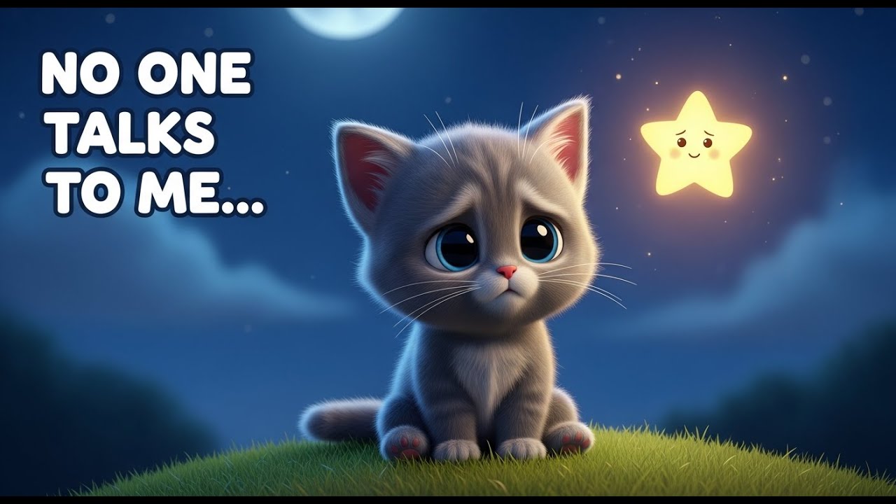 The Lonely Kitten and the Talking Star- Bedtime Story