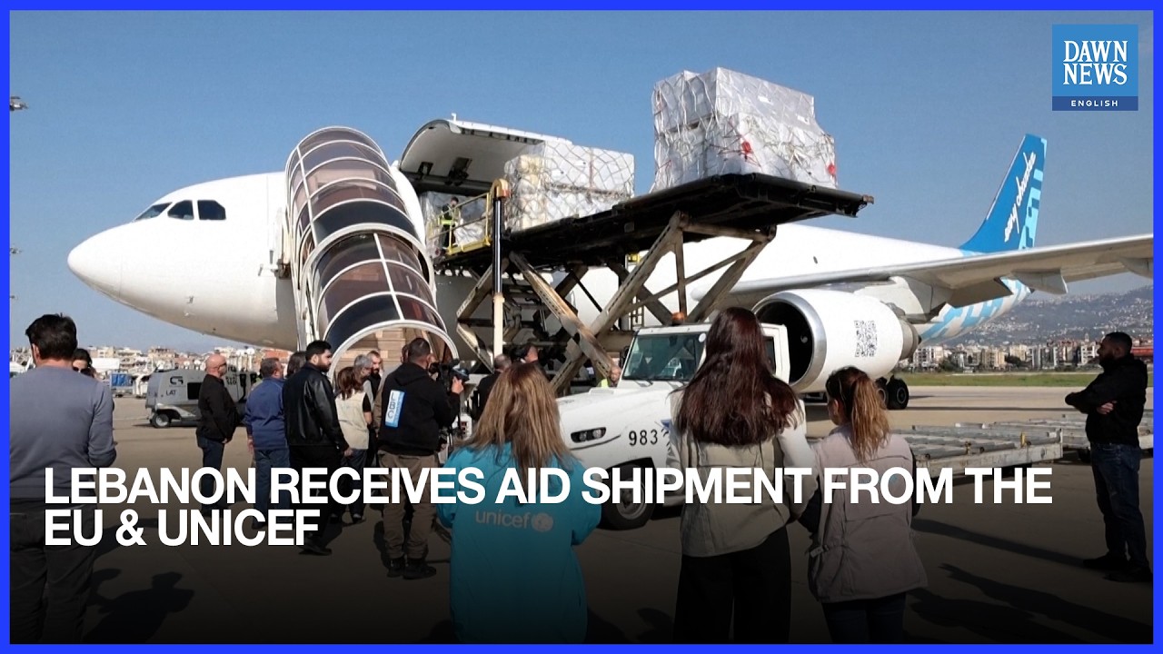 Lebanon Receives Aid Shipment From The European Union And UNICEF | US-Israel War On Iran