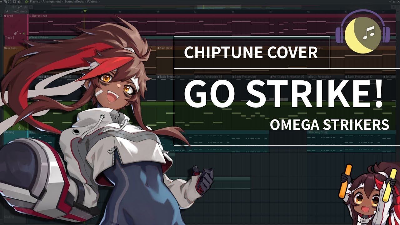 [CHIPTUNE REMIX] James Landino - Go Strike! (Juliette's Theme / Omega Strikers Theme)