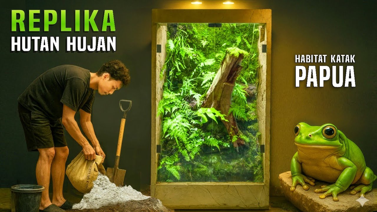 MEMBUAT HUTAN HUJAN (PALING REALISTIS) Dari Beton.
