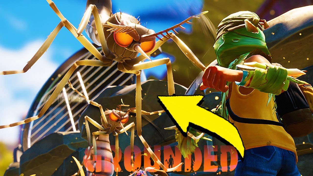 WE GOT ATTACKED BY GIANT MOSQUITOES AT OUR GARDEN