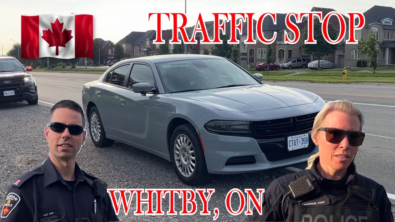 Traffic Stop, Whitby, ON #audit #copwatch