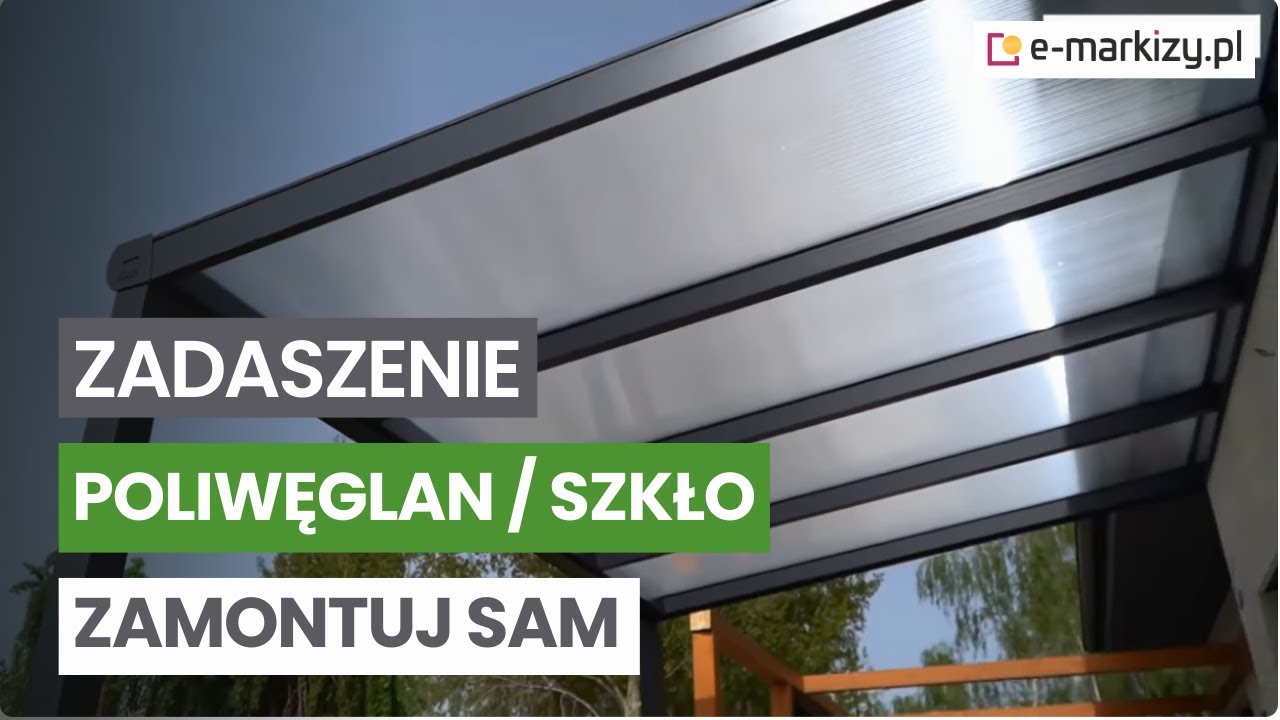 Zadaszenie tarasu Poliwęglan lub szkło GUMAX | Montaż i Prezentacja | e-markizy.pl
