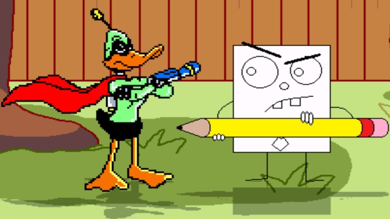 FUNNY MUGENS | DOODLEBOB VS DUCK DODGERS X | FUNNY GAMING