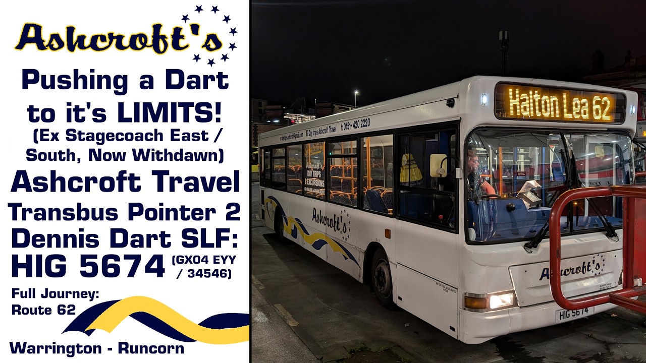 (Ragged, Now Withdrawn) Ashcroft Travel Plaxton Pointer 2 Dennis Dart SLF: HIG 5674