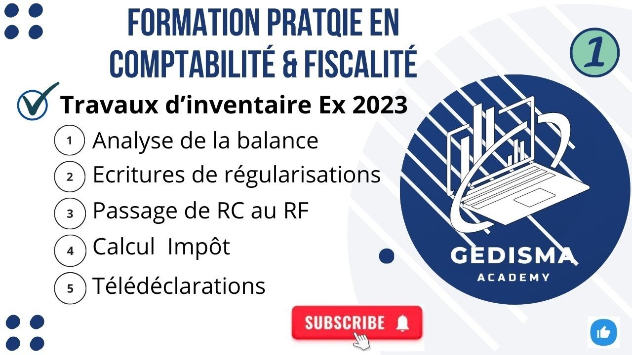 L'analyse de la balance  Exercice :2023