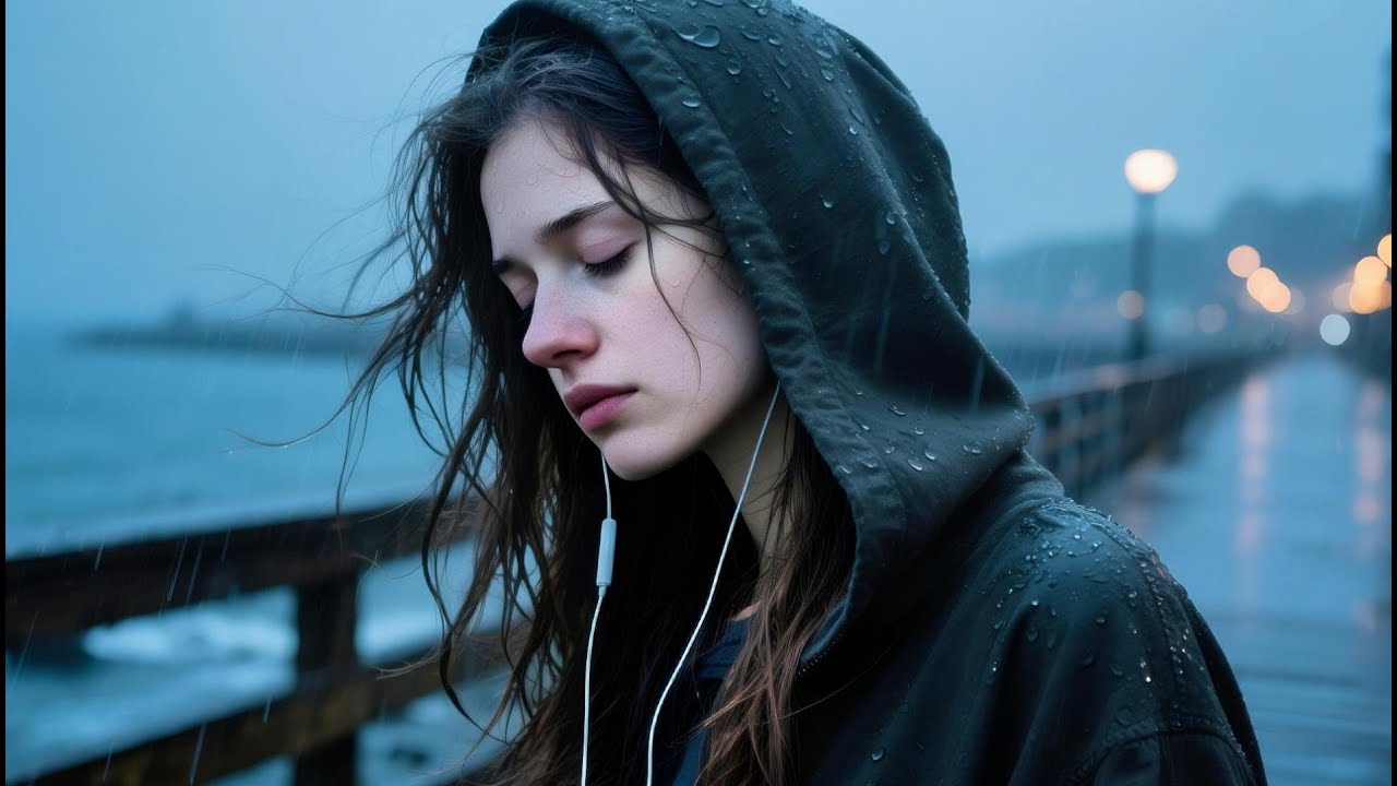 Silent Cries | Rainy Sad Pop x Lofi 🌧️ | Lonely Night MV
