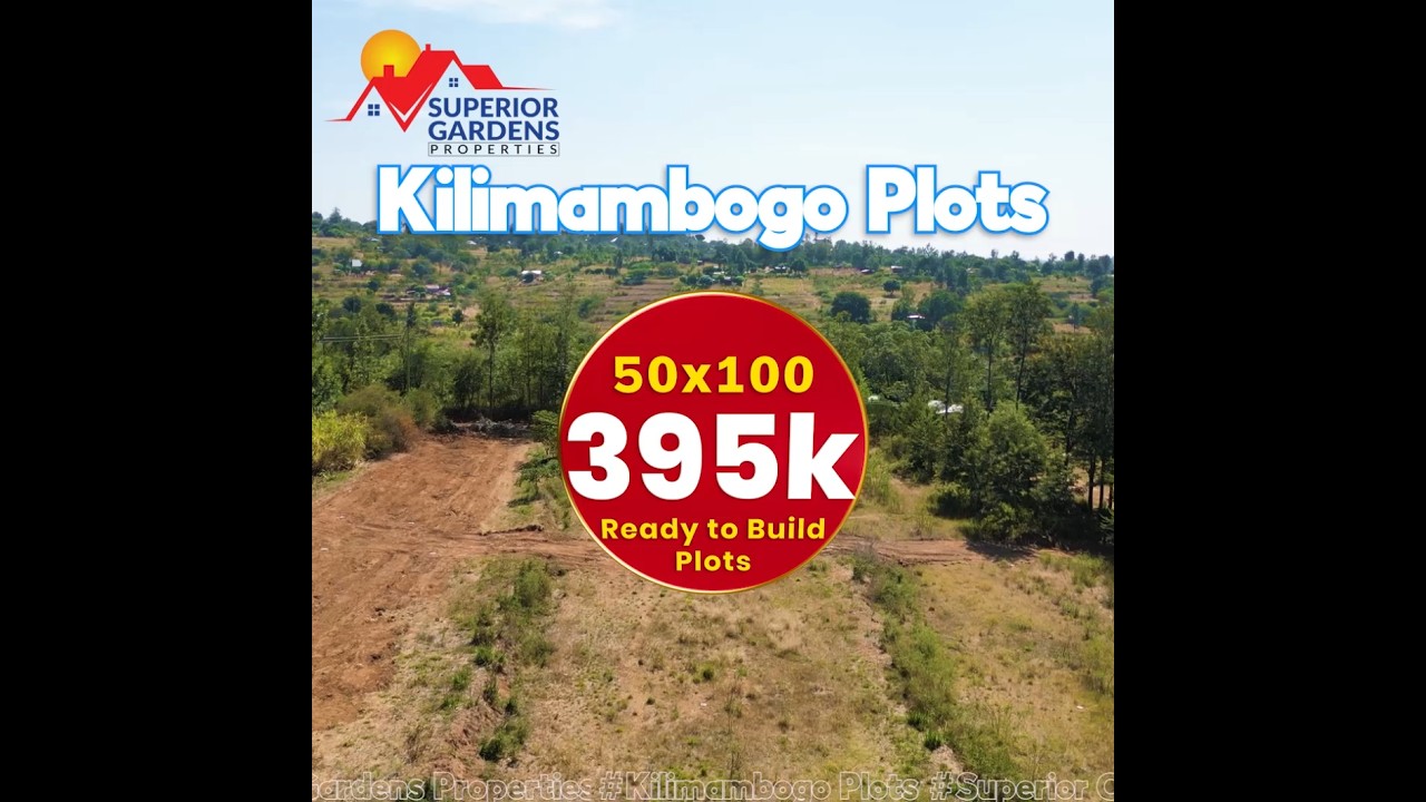 Affordable plots in Kilimambogo Thika for just 395k staring deposit of 100k 0796 699 008