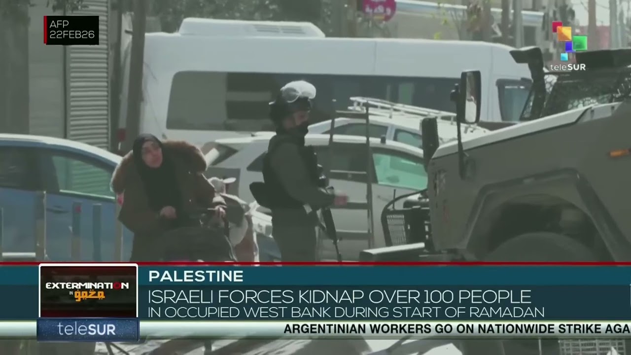 Palestine | Israeli forces kidnap over 100 people in occupied west bank during start of Ramadan