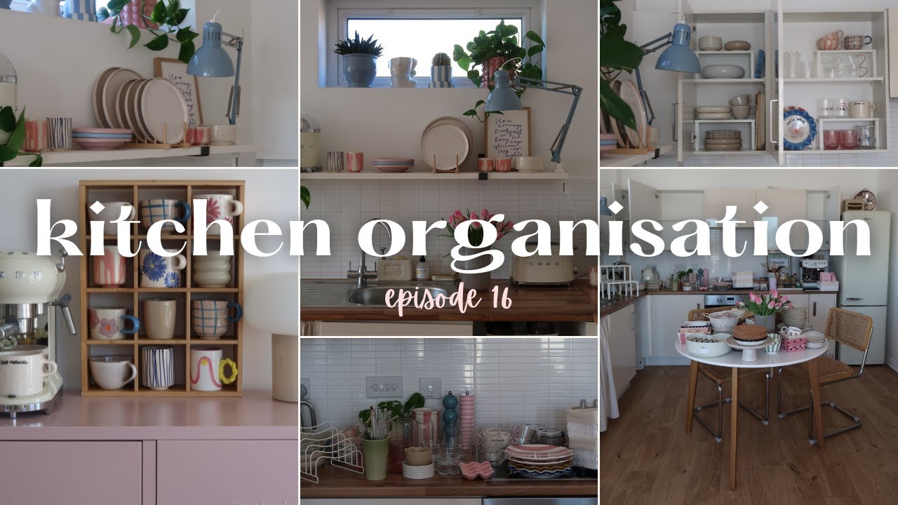 #16 KITCHEN RESET | how to organise & clean for an aesthetic look | silent vlog