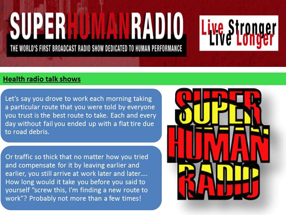 Super Human Free Online Radio Talk Shows