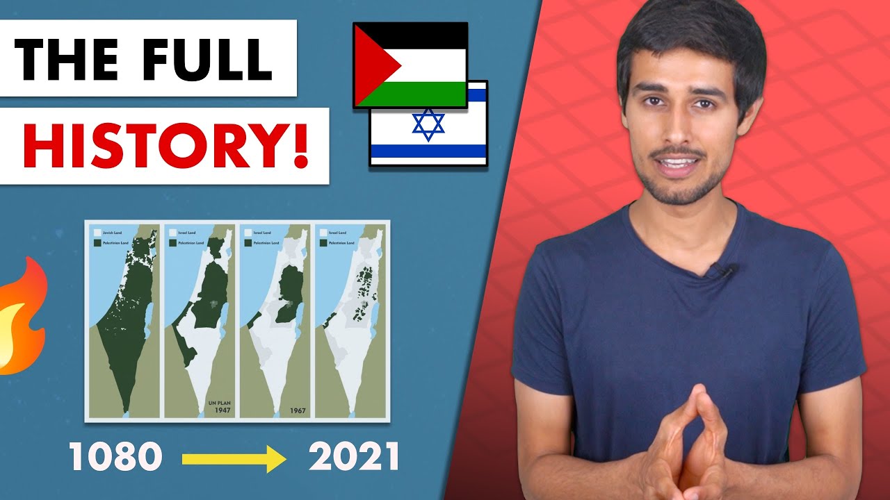 Israel Palestine Conflict: 1000 year History | Jerusalem | Gaza | West Bank |  Dhruv Rathee