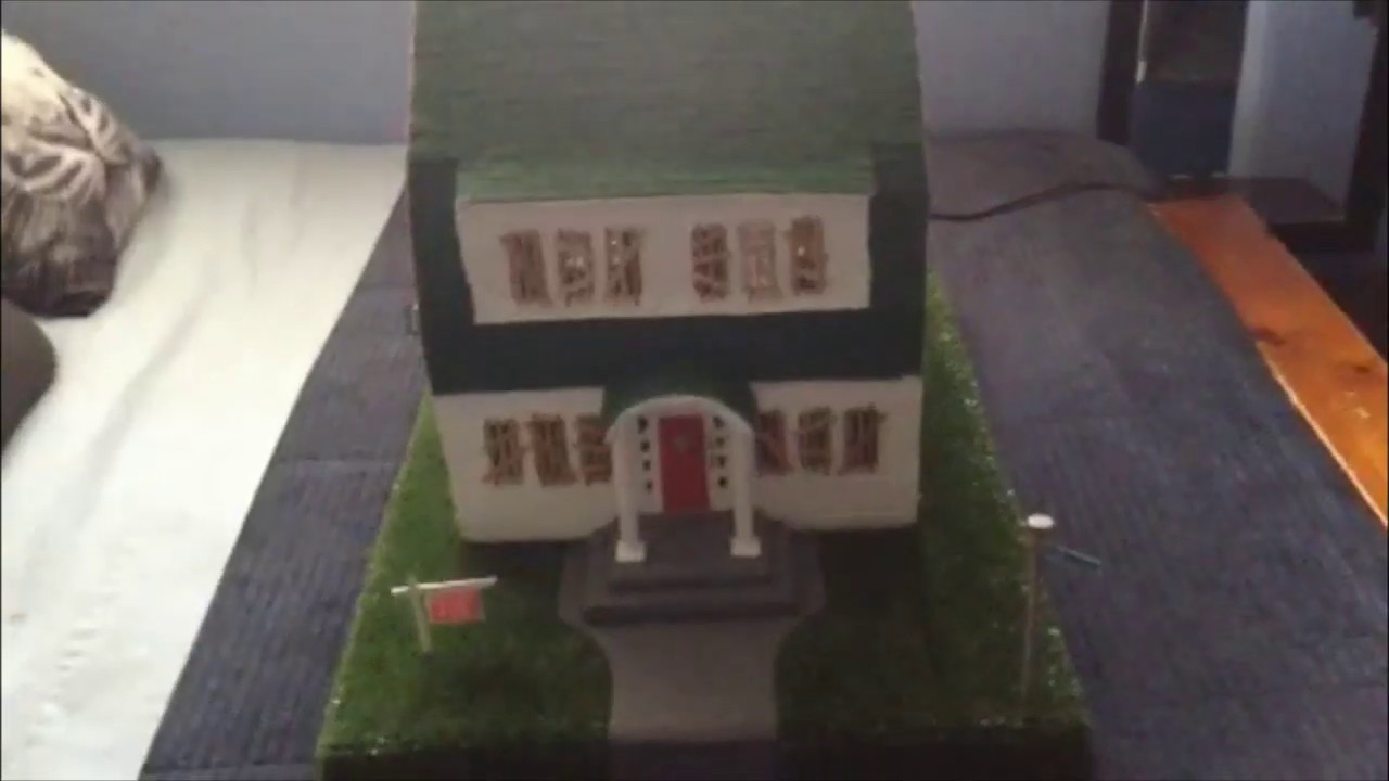 Nightmare on Elm Street House Model #diy #freddykrueger 