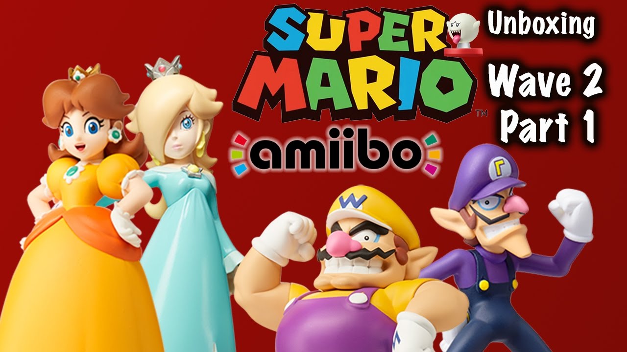 Amiibo Unboxing - Daisy, Boo, Wario, Waluigi and Rosalina!