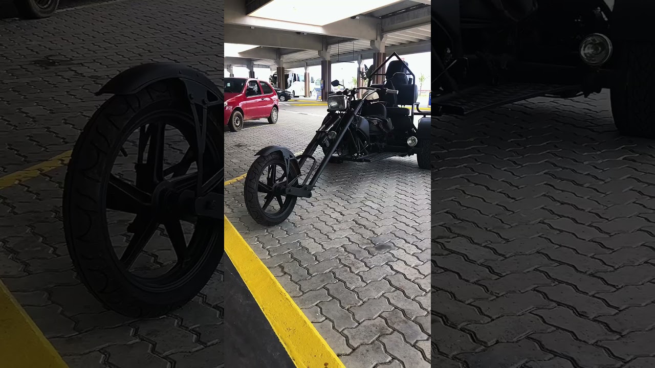 Trike 1600cc com motor a ar #CapCut  #trike #triciclo #motovlog #custom #motorcycle #trip #trailer