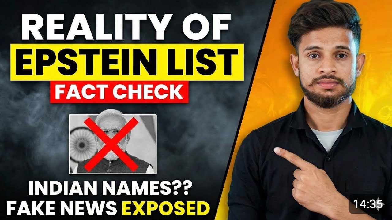 PM Modi in Epstein List? The Shocking Truth Exposed! #EpsteinList #DhruvRathee #FactCheck #PMModi