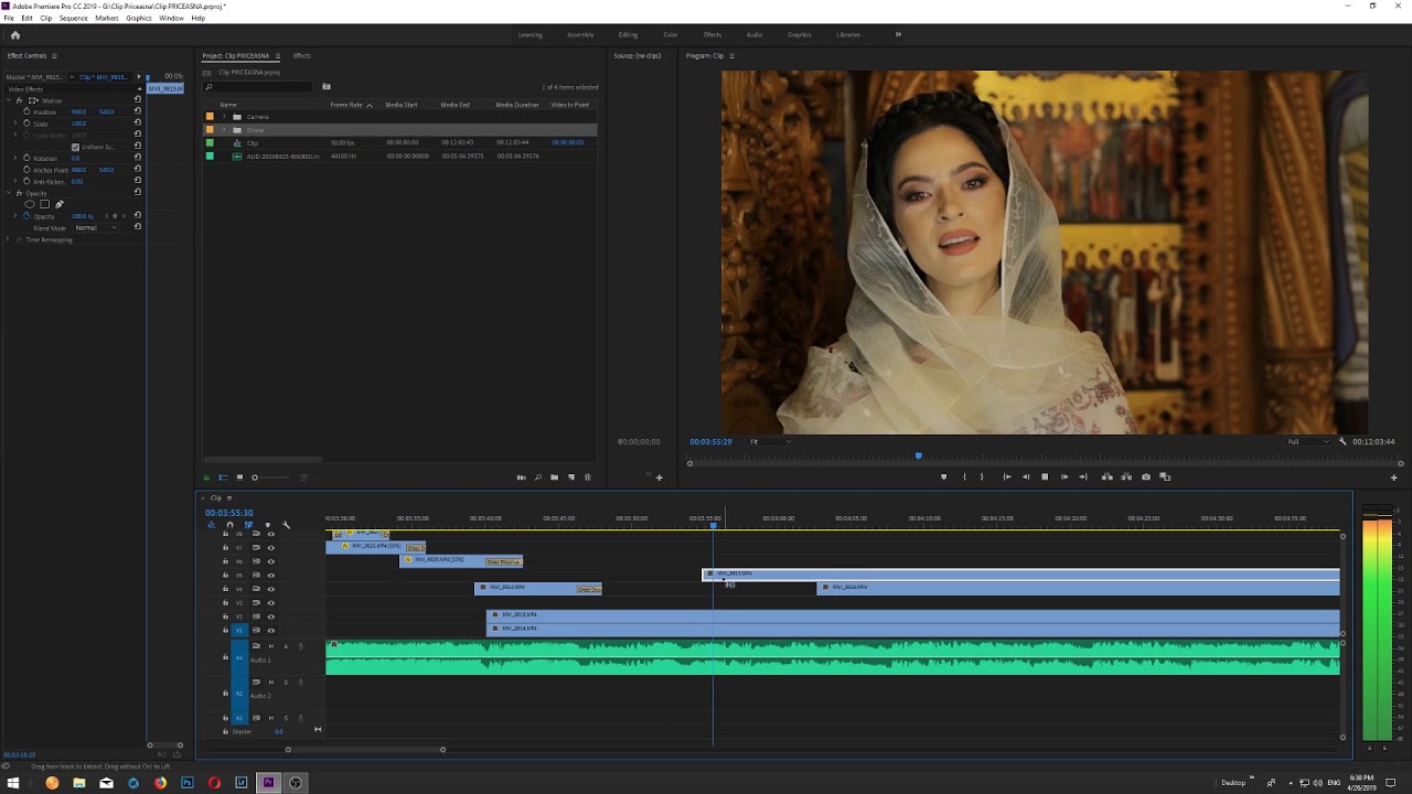 Editare &icirc;n 2 minute (Raluca Burcea - Ma rog la crucea rastignirii Tale)