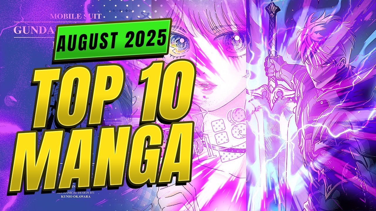 Top 10 New Manga You CAN'T MISS | August 2025 Releases