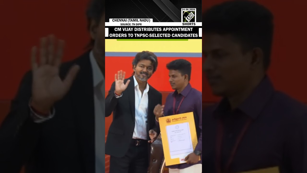 Watch! Tamil Nadu CM Vijay distributes appointment orders to TNPSC-selected candidates in Chennai