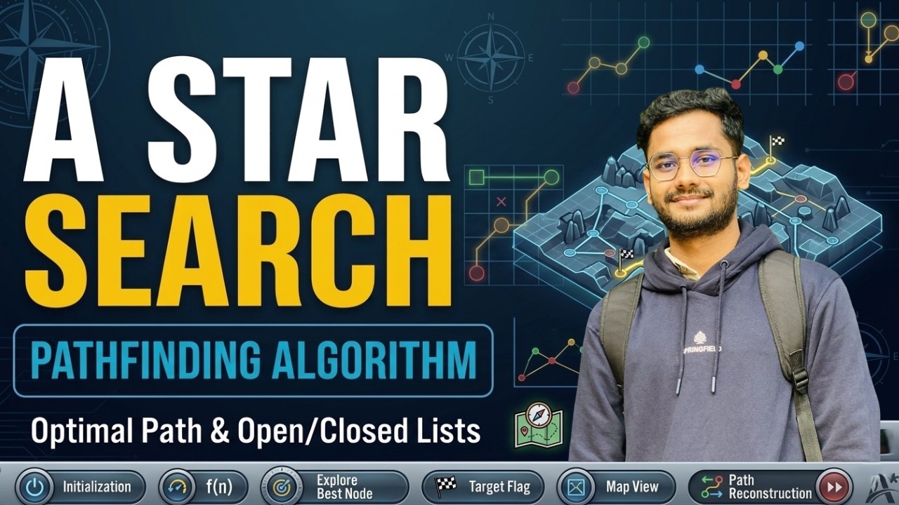 A Star Search Algorithm | A* Algorithm | Artificial Intelligence