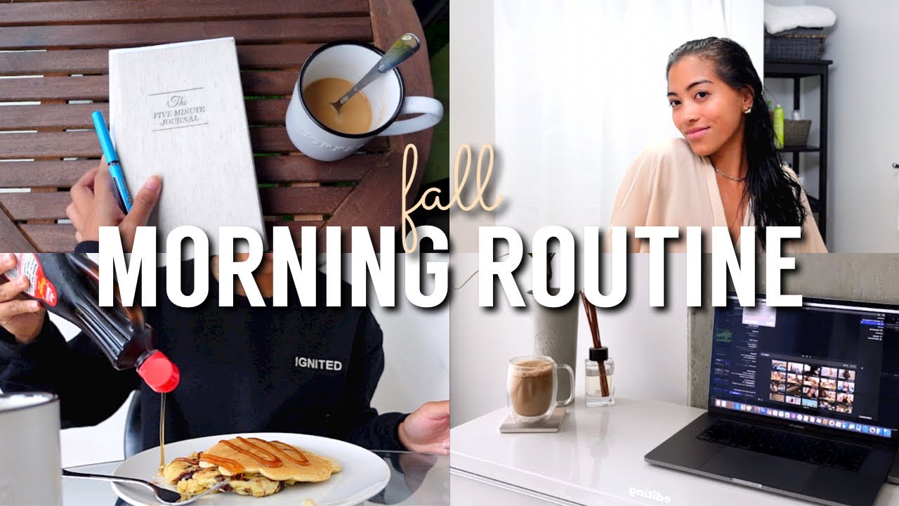 FALL MORNING ROUTINE 🍂 productive + simple habits 2021