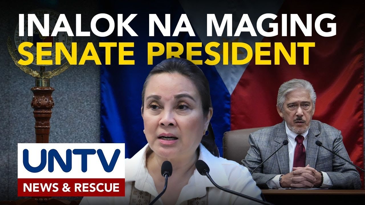 Sen.Vicente Sotto III, kinumpirmang inalok umano ng minority si Sen. Legarda bilang Senate President