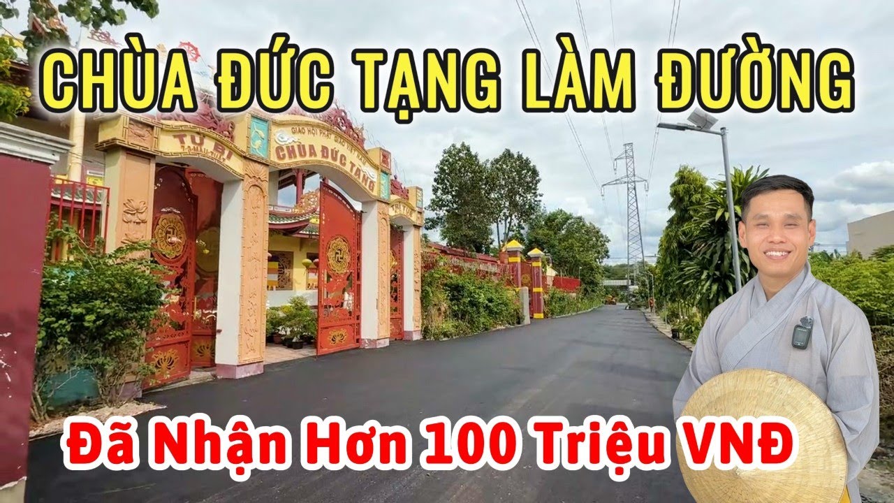 Chùa Đức Tạng Bình Phước Đã Hoàn Thành Con Đường Vào Chùa Trong Mùa Vu Lan | SalaTV