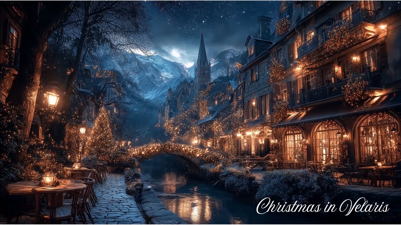 Christmas in Velaris. ACOTAR Ambience / No Music & Light Chatter