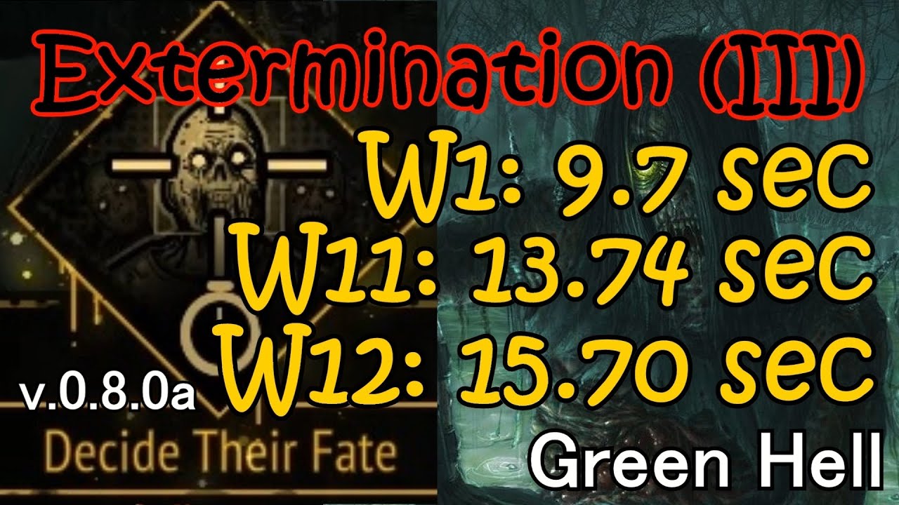 Yet Another Zombie Survivors: Decide Their Fate, Extermination Difficulty 3, Waves 1, 11 & 12.