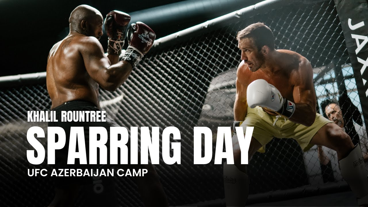 Khalil Rountree Sparring Day ft. Luke Rockhold | UFC Azerbaijan Fight Camp