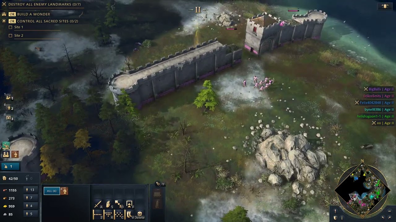 Age of Empires 4 3v3 CLOSE TO VICTORY Multiplayer Gameplay