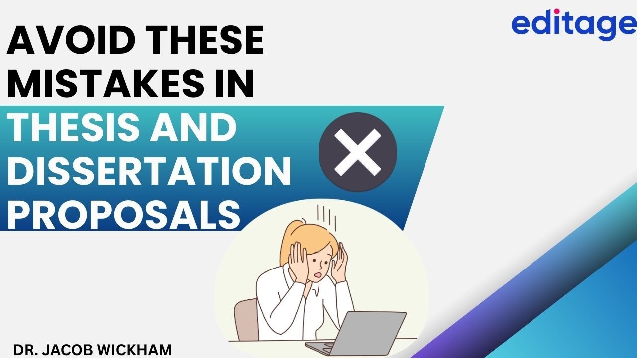 Mistakes to Avoid in Master&rsquo;s Thesis or Dissertation Proposal