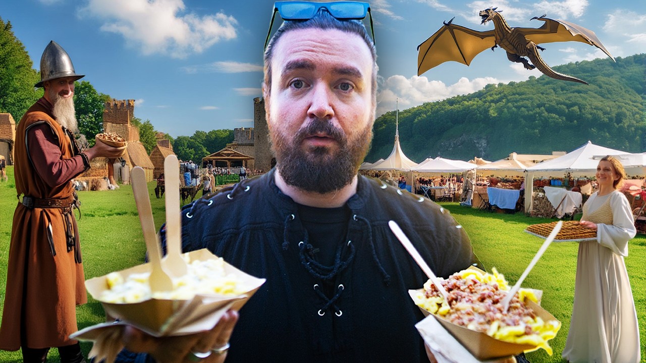ALLES ESSEN auf dem GR&Ouml;SSTEN MITTELALTER FESTIVAL in Rastede
