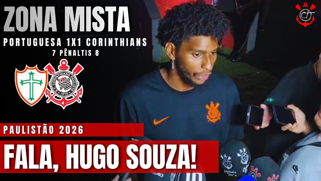 EU ESTUDEI MUITO OS COBRADORES DA LUSA! HUGO SOUZA HERÓI DE NOVO, FALOU A DISPUTA DOS PÊNALTIS