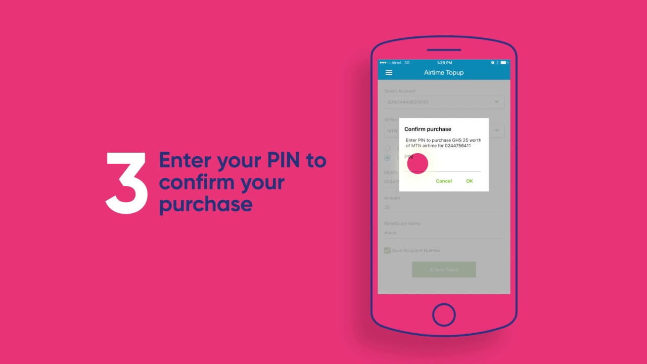 Ecobank Mobile App Tutorial: Pay Airtime