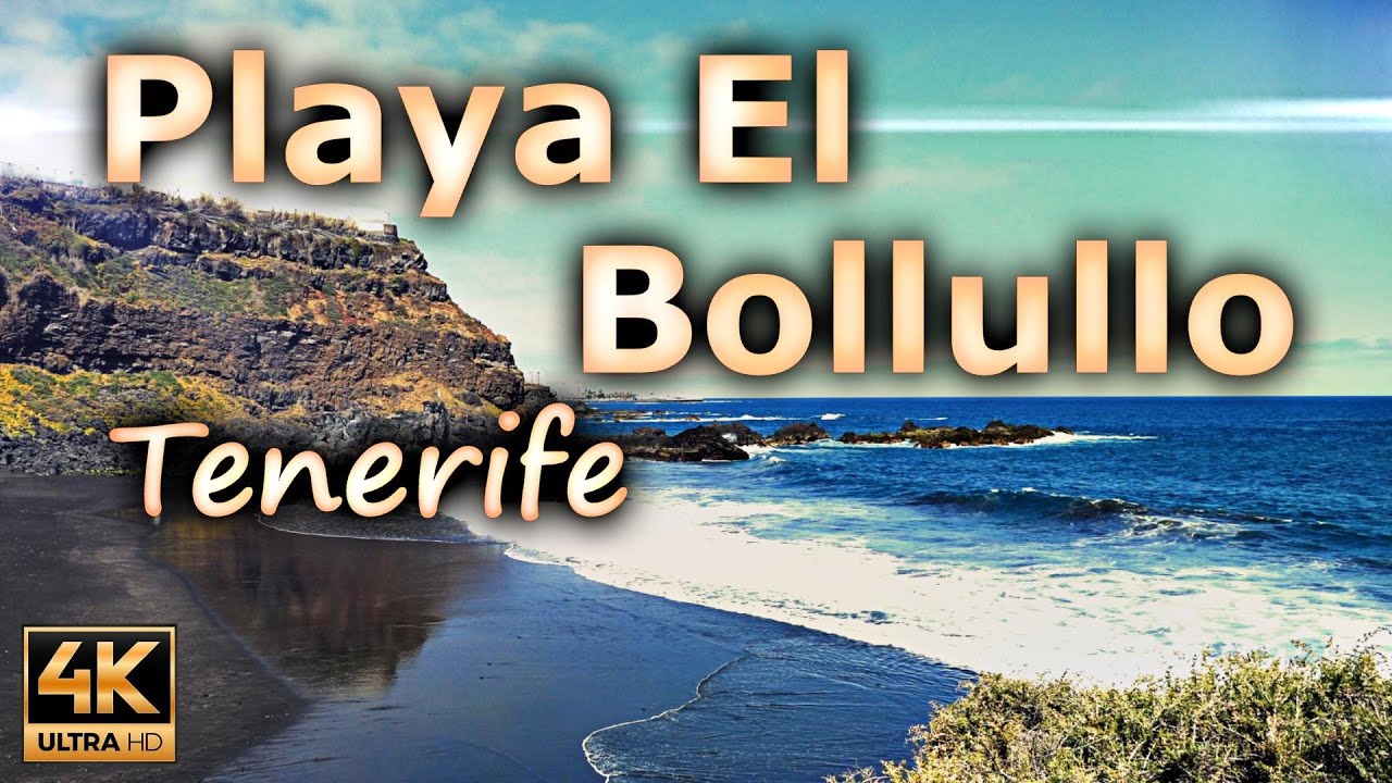 El Bollullo beach, hike from Puerto de la Cruz / Tenerife, Spain / 4K