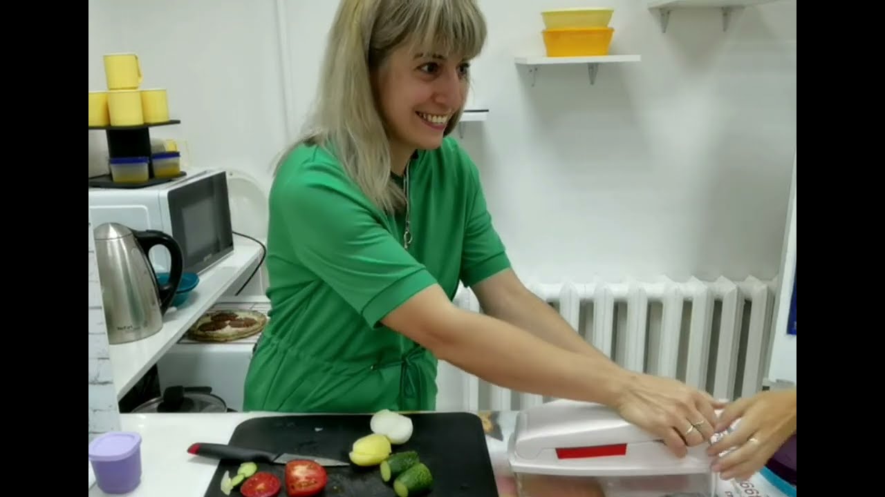 Овощерезка Пресс-компакт Tupperware. 🍉Тестирование и лайф-хаки 👍