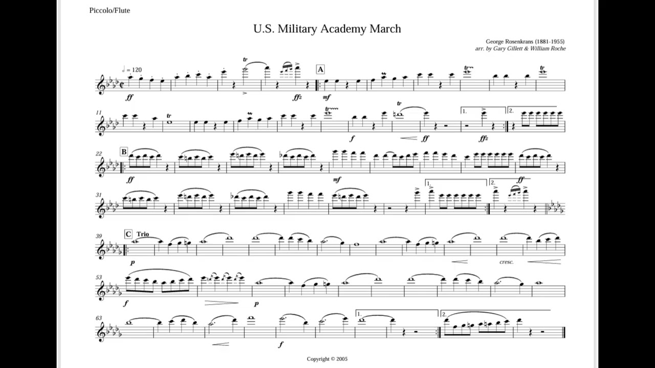 USMilitaryAcademy - PICCOLO, FLUTE
