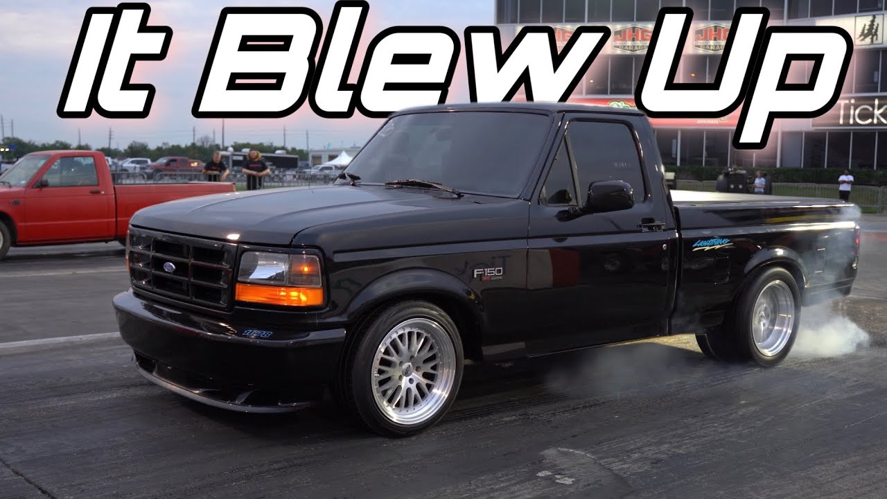 First Time At The Track Didn’t Go As Planned. My Boosted/Nitrous Ford Lightning Blew Up!