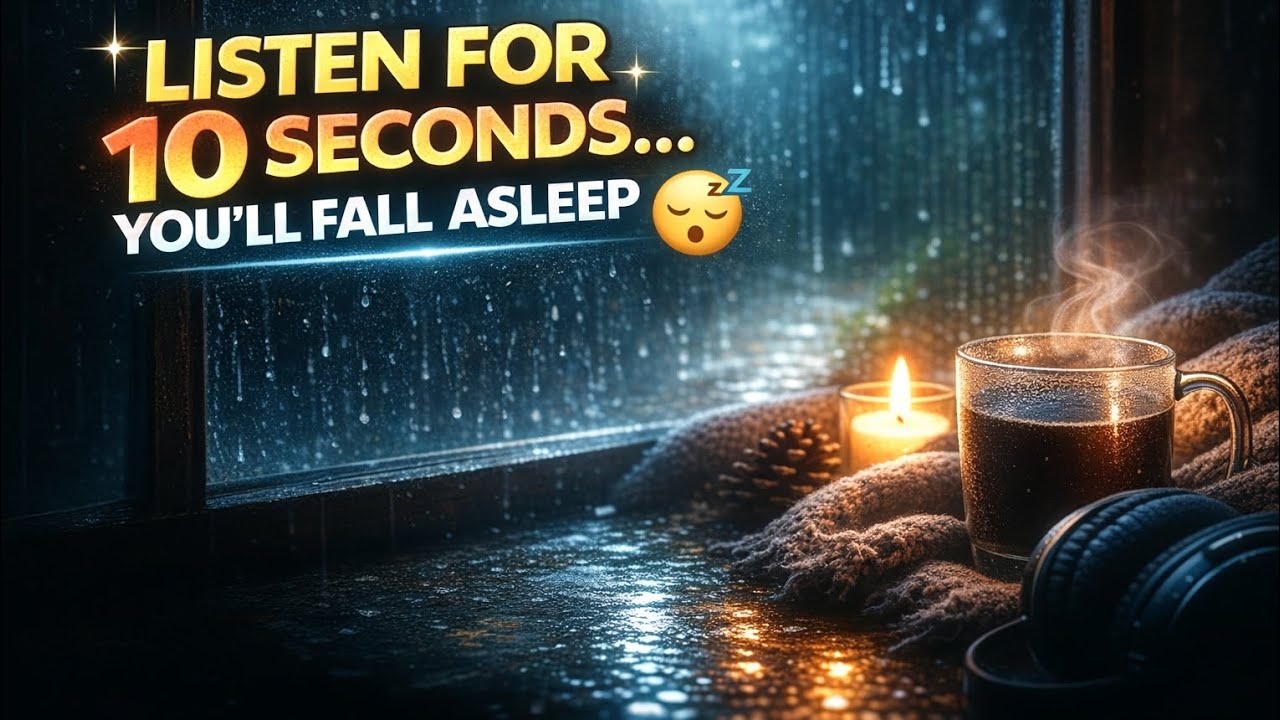 10 Minutes Listening to This, Mind Immediately Calm | Heavy Rain ASMR 