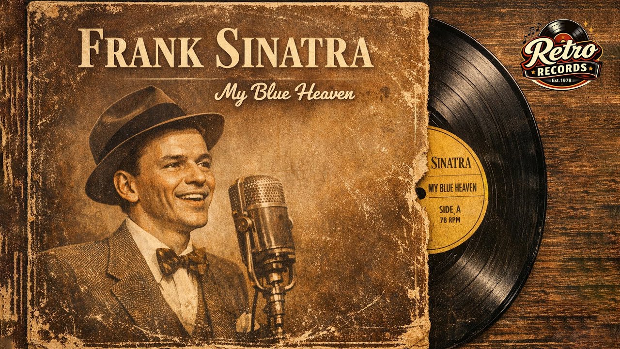 My Blue Heaven – Frank Sinatra | Classic Jazz & Vintage Crooner | Retro Record Music